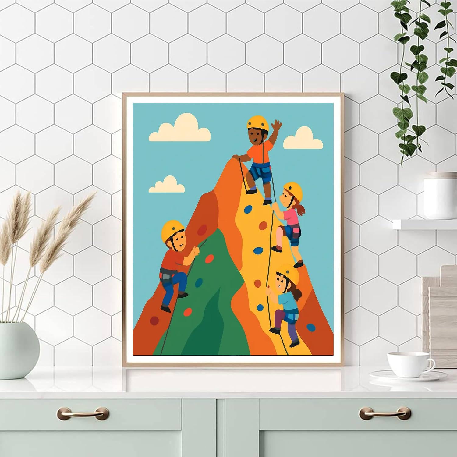 Mini Mountain Climbers Painting By Numbers Kit