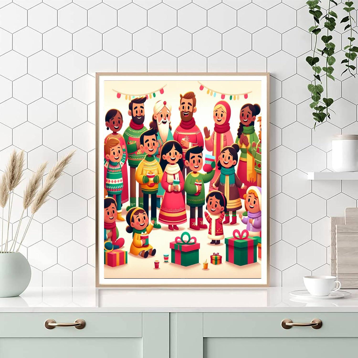 Holiday Celebrations Paint By Numbers Art
