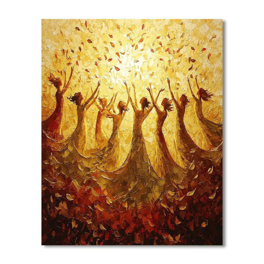 Dancing With Mom Numbered Painting Kits