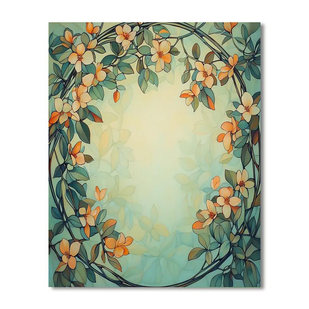 Alphonse Mucha Inspired Essence Of Harmony  Paint By Number