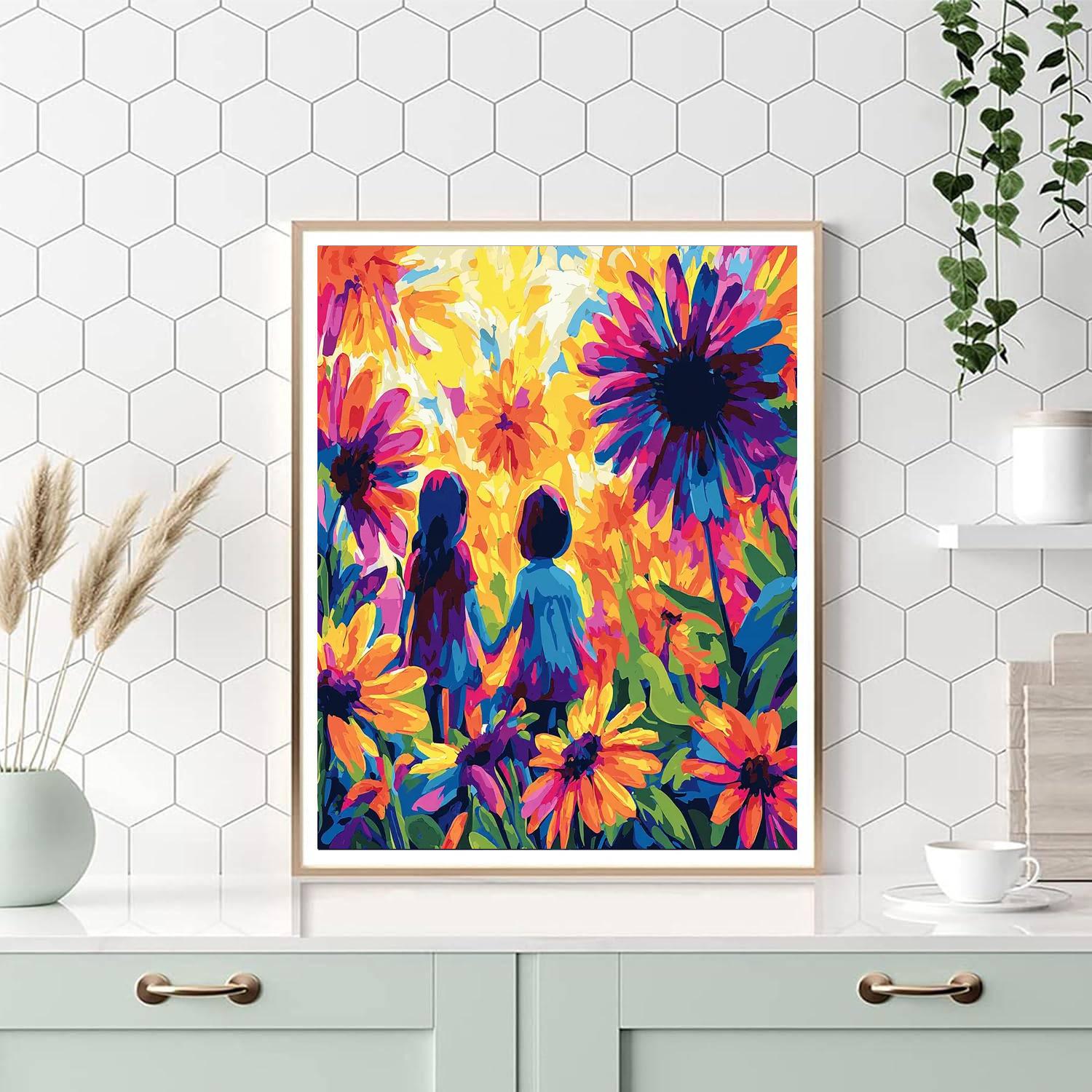 Hugs And Sunshine DIY Paint By Numbers