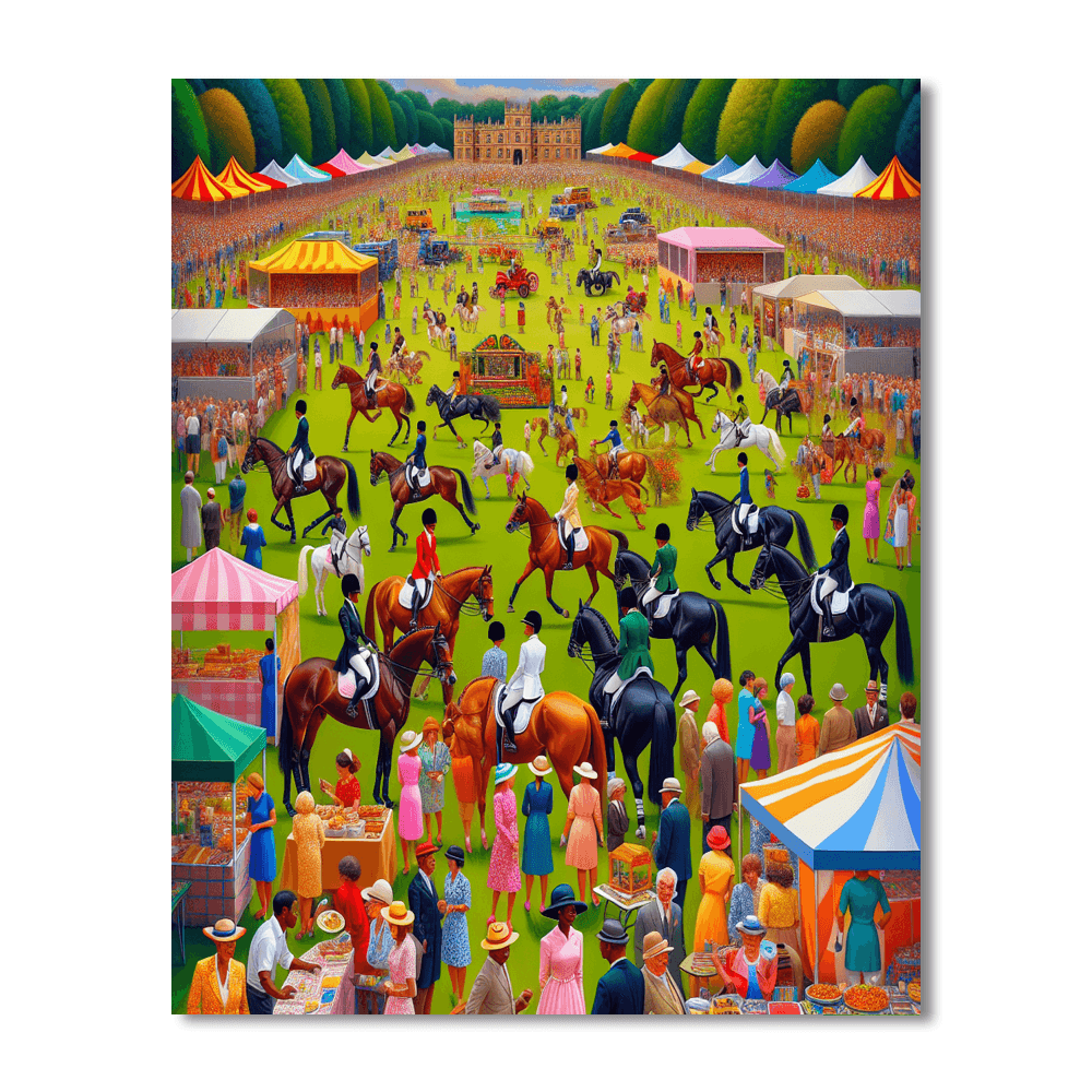 Windsor Horse Show - United Kingdom Paint By Color