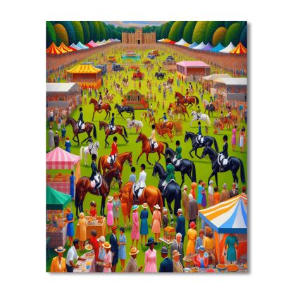 Windsor Horse Show - United Kingdom Paint By Color