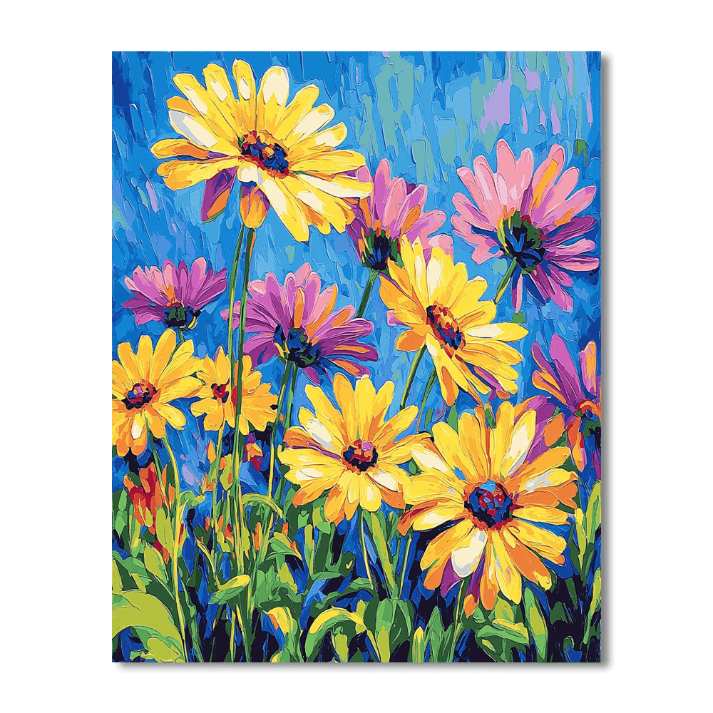 Vincent Van Gogh Inspired Vibrant Garden Paradise  DIY Paint By Numbers