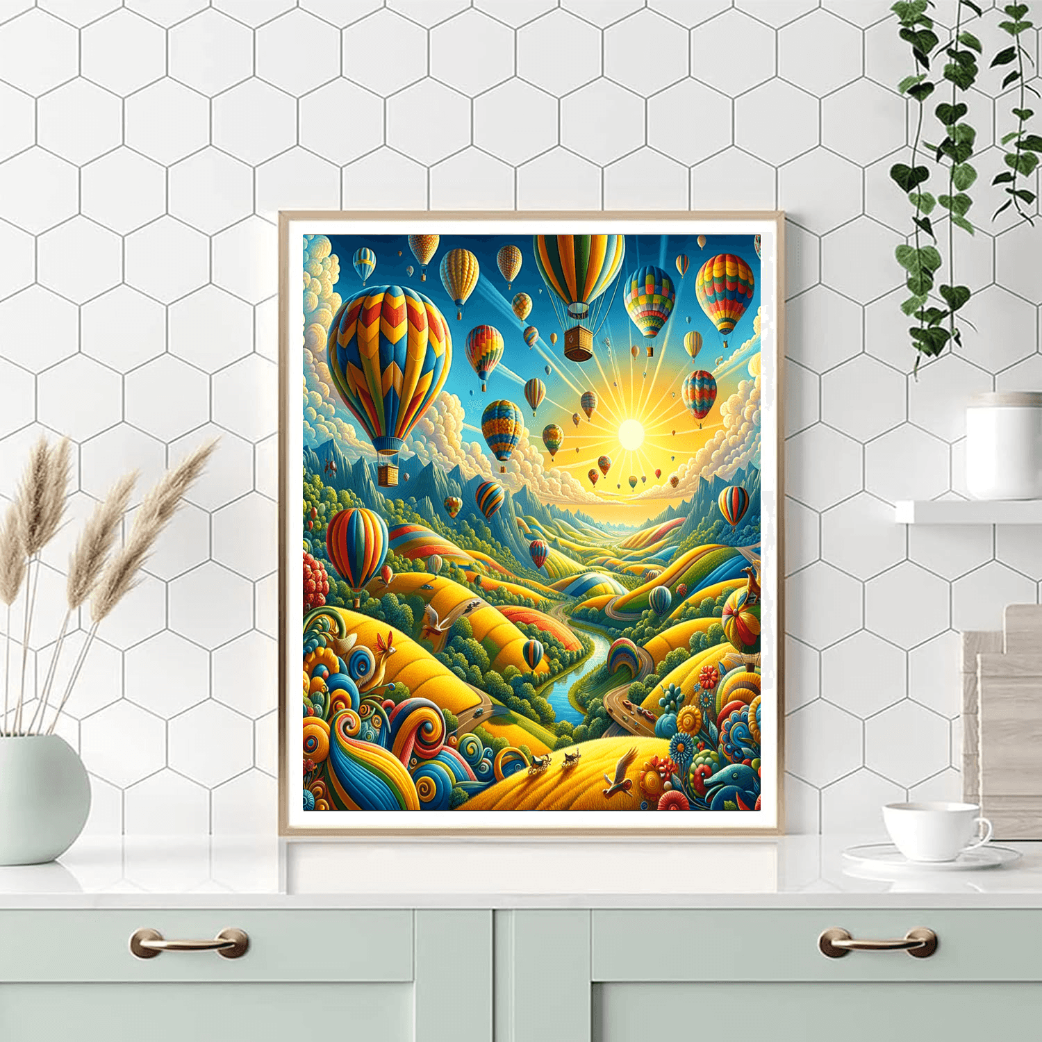 Playful Balloon Adventure Paint By Numbers Kits