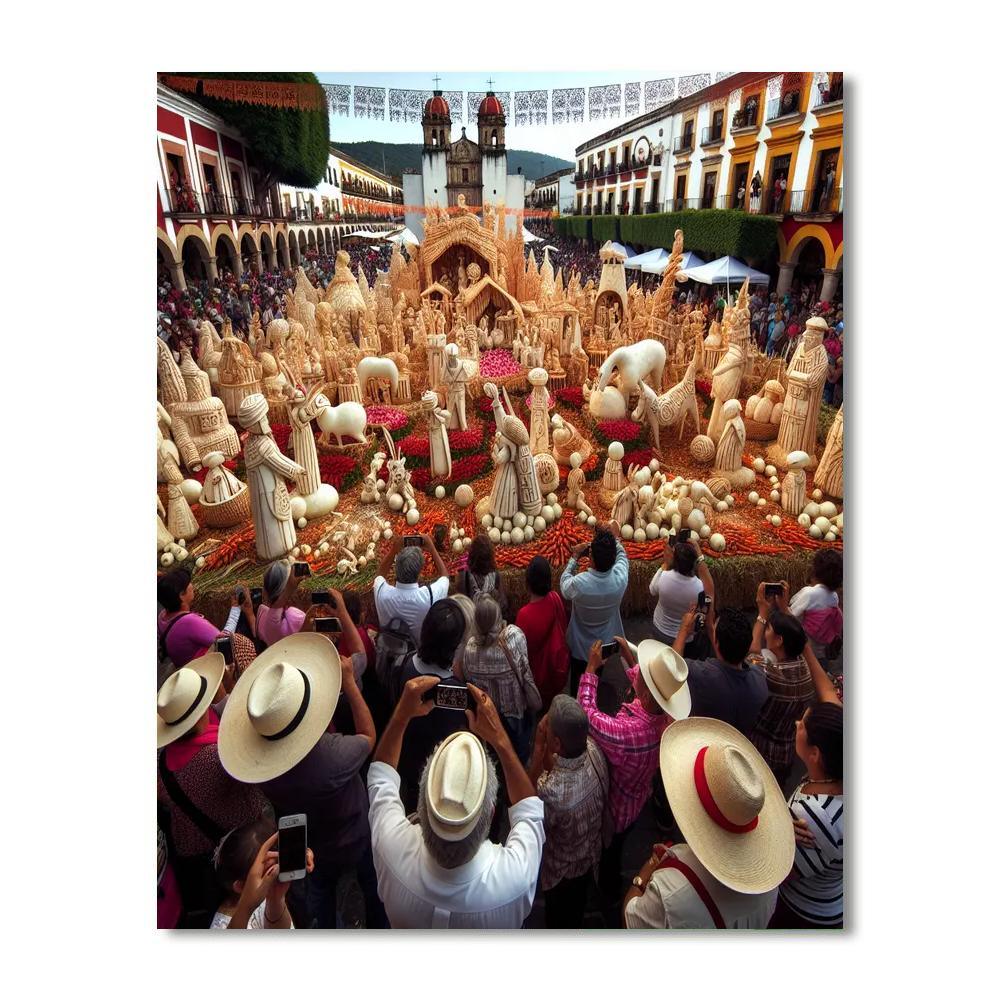 Noche De Los Rabanos - Oaxaca Paint By Numbers