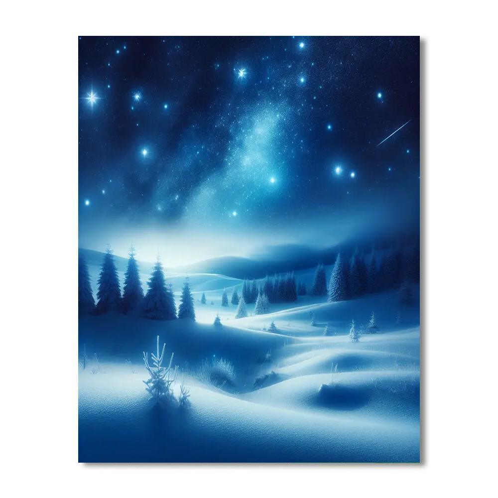 Mystical Winter Solstice DIY Paint By Numbers