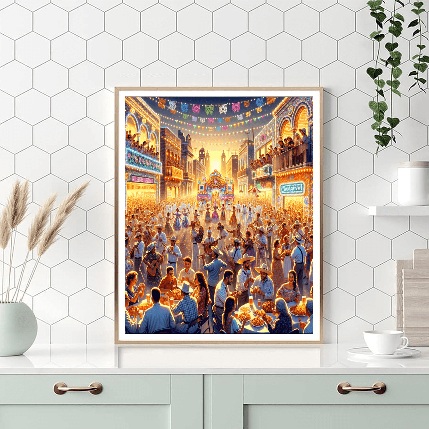 Fiesta San Antonio Paint By Number