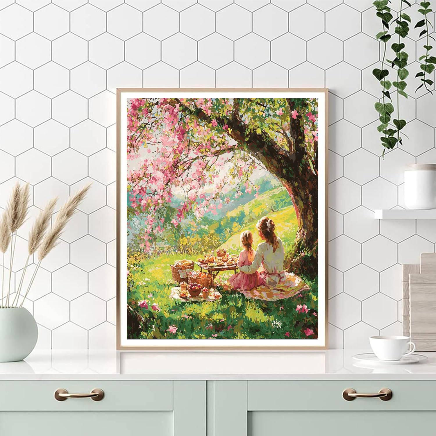 Blossoms And Bonding DIY Paint By Numbers