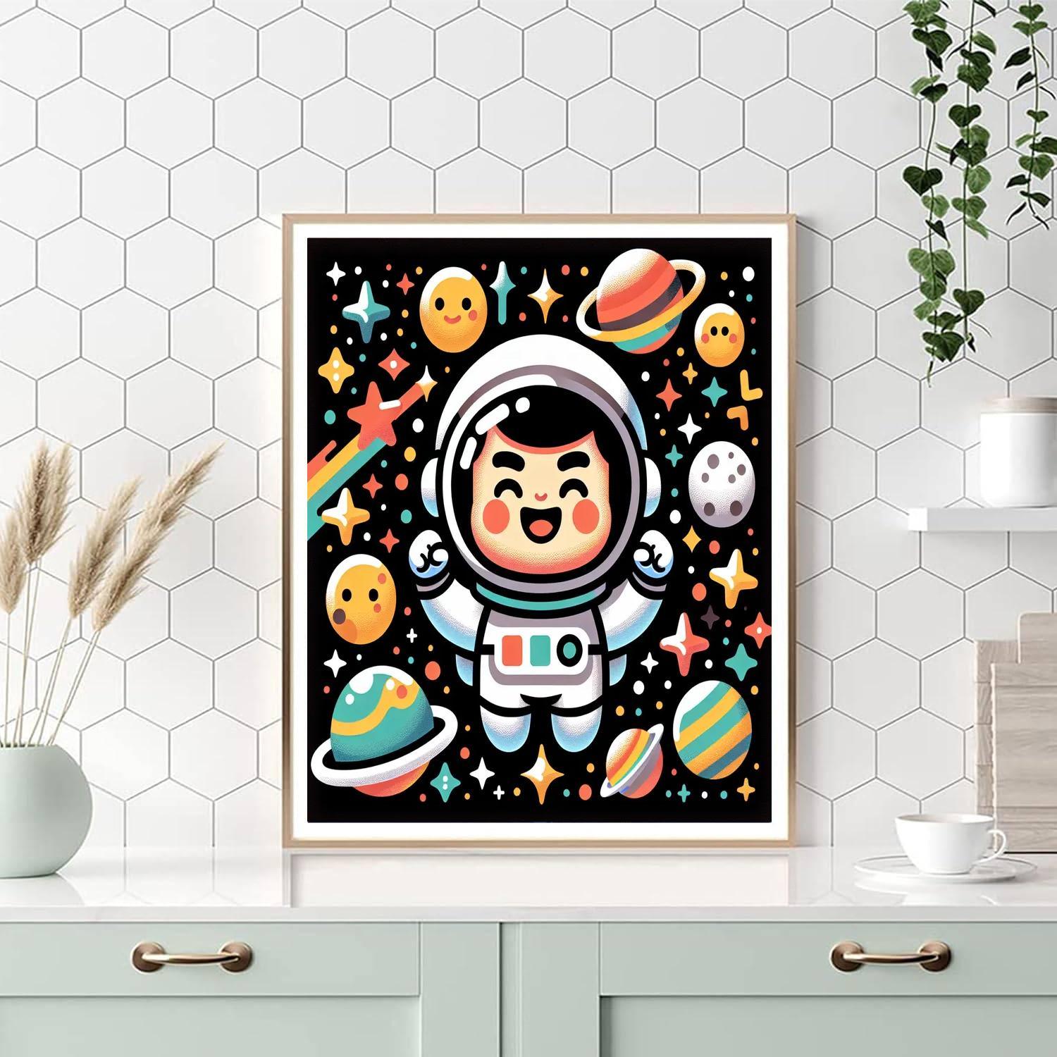 Space Explorers Quest Numbered Painting Kits