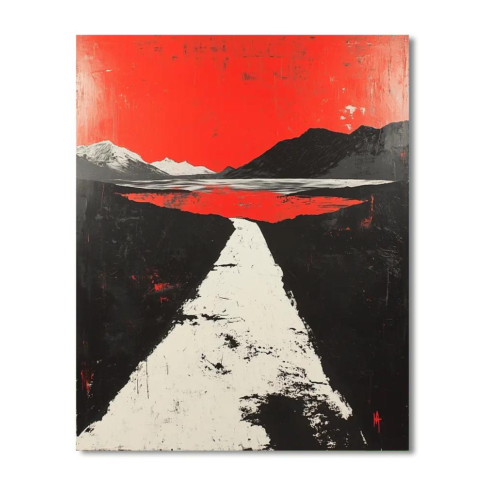 Banksy Inspired Veil Of Illusions  Numbered Painting Kits