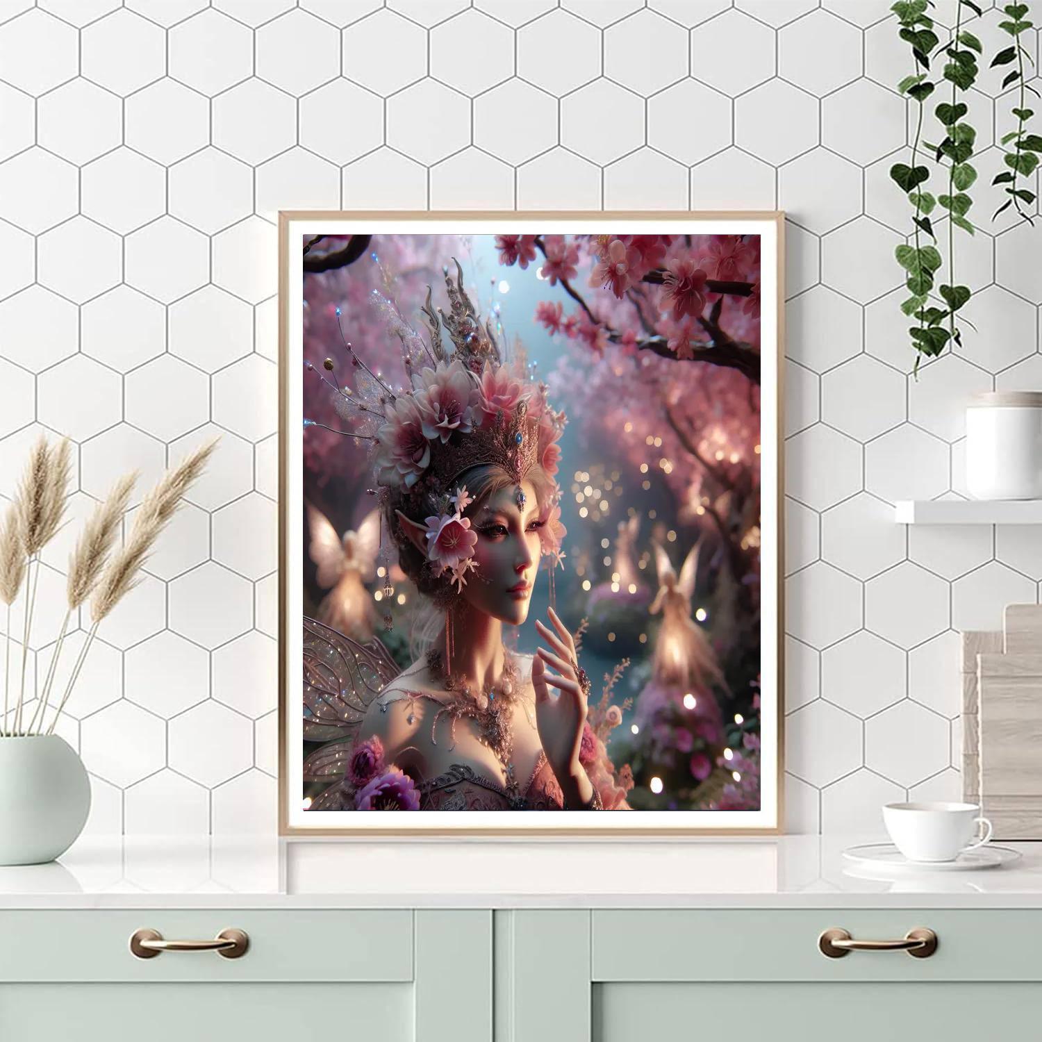 Ethereal Fairy Queen Paint By Numbers Art