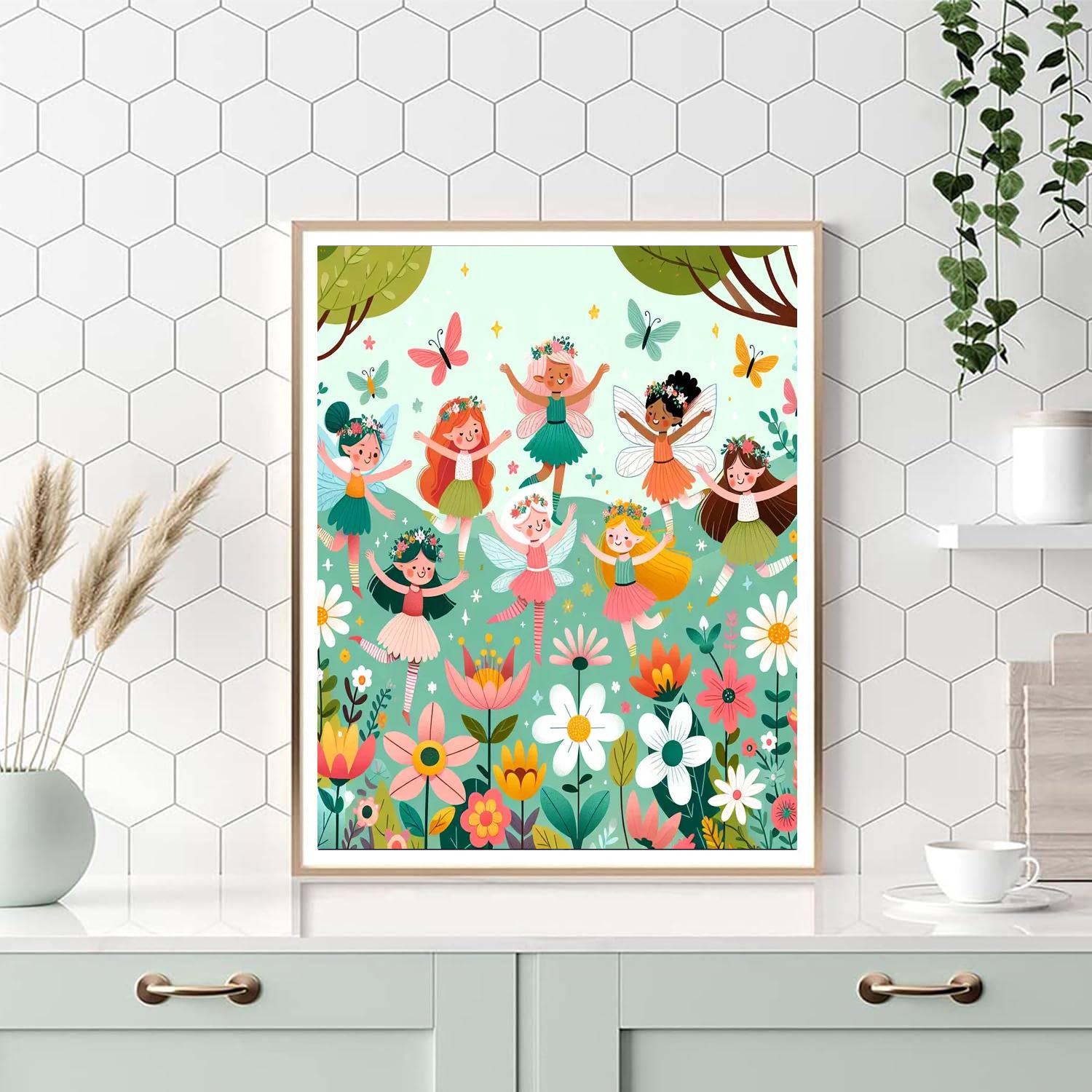 Fairy Blossom Festival Paint By Numbers Art