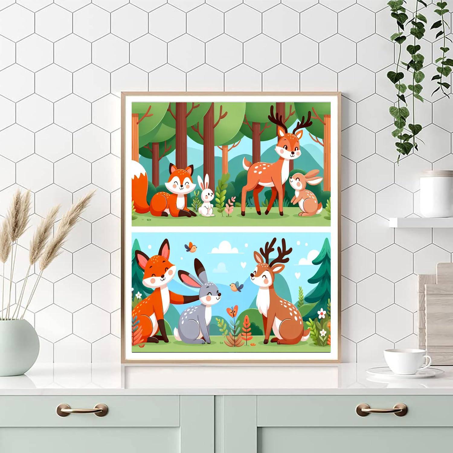 Wonderful Woodland Creatures Paint By Number