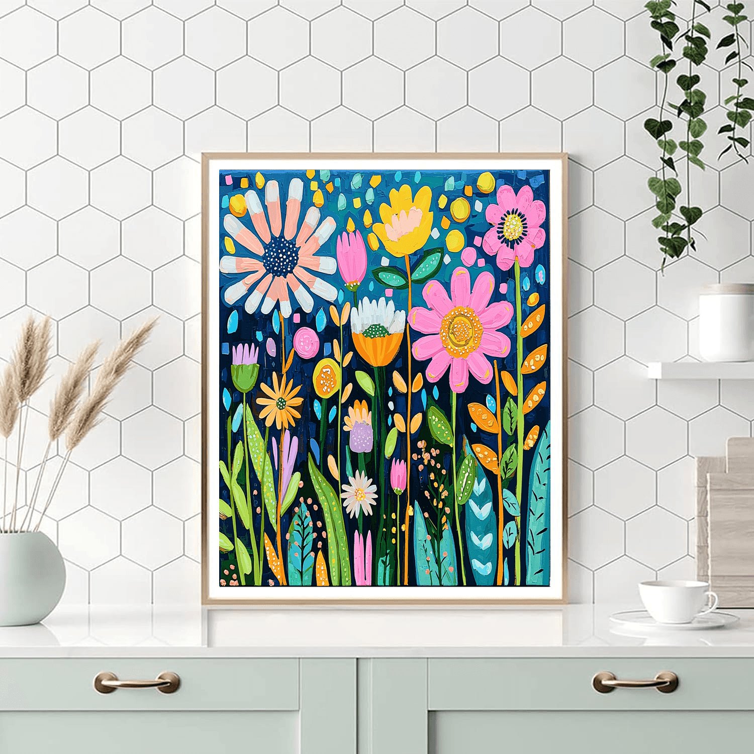 Matisse Inspired Whimsical Floral Fantasy - DIY Painting By Numbers Kit