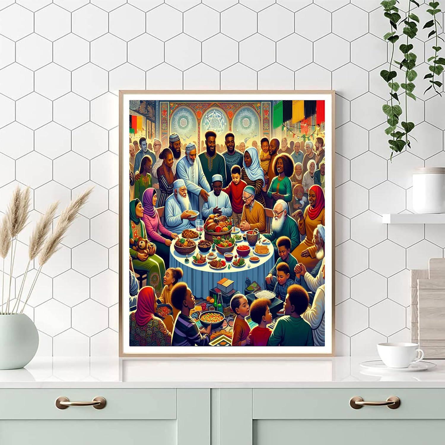 Kwanzaa - Usa Number Painting