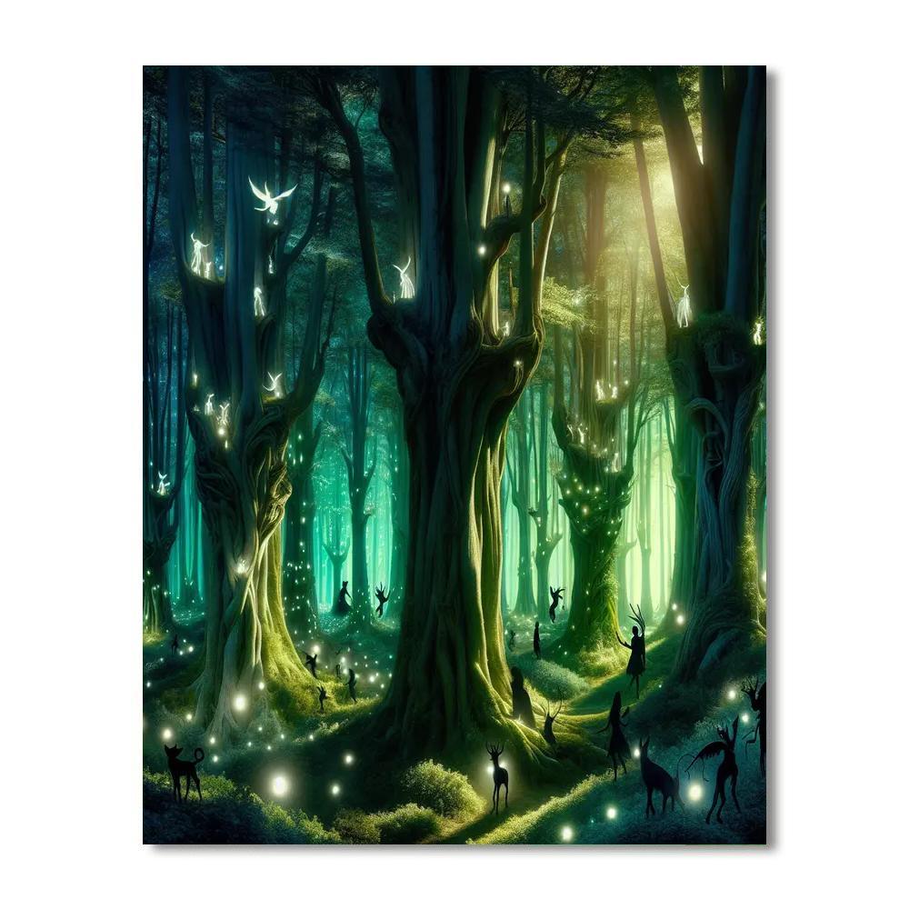 Fairy Forest Enchantment Numbered Painting Kits
