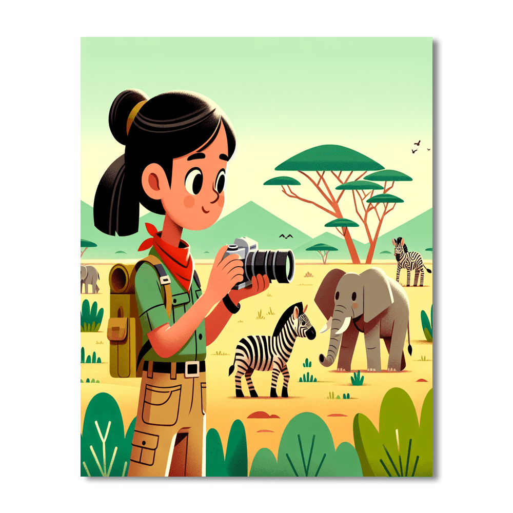 Savannah Exploration Trek Paint By Number