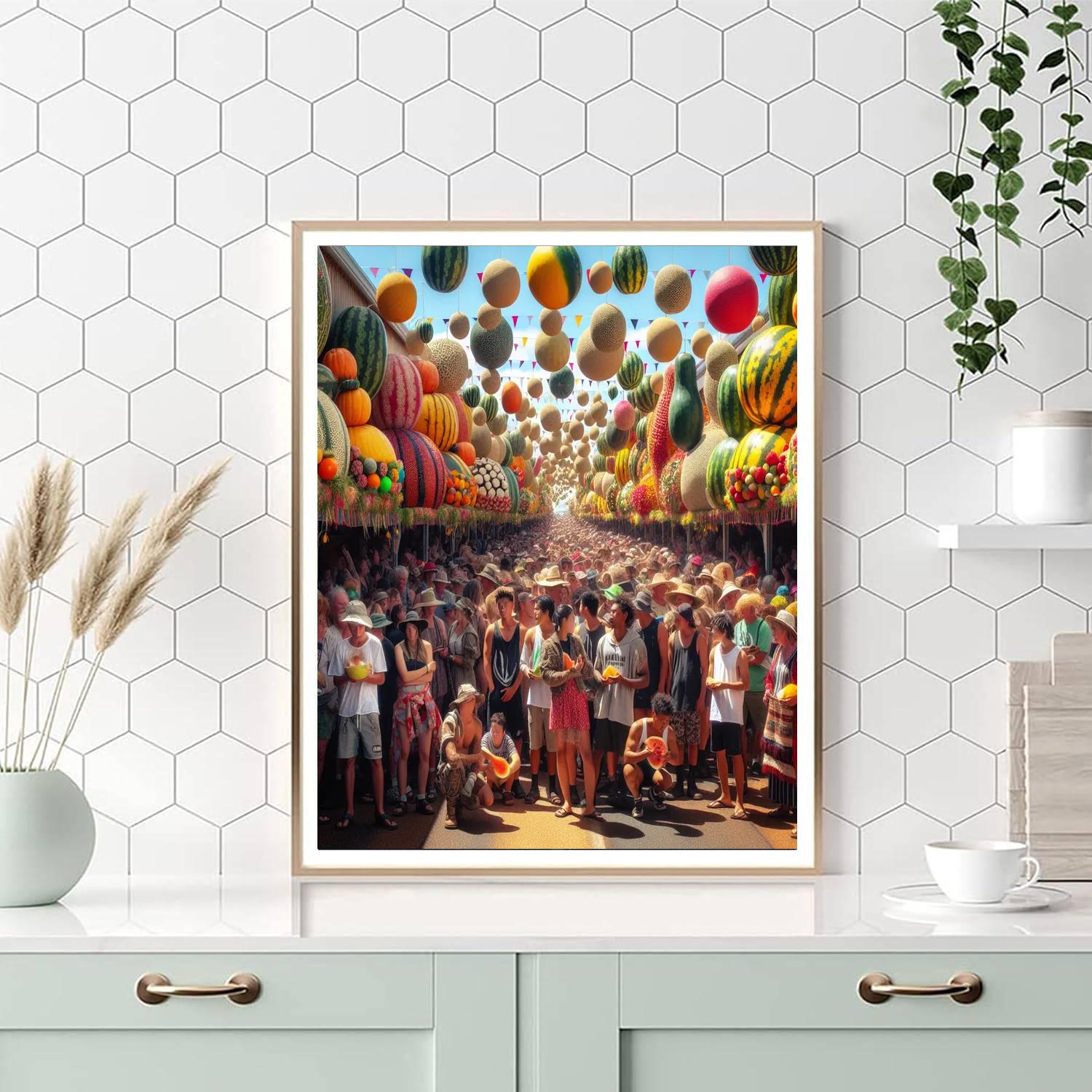 Chinchilla Melon Festival - Queensland Number Painting