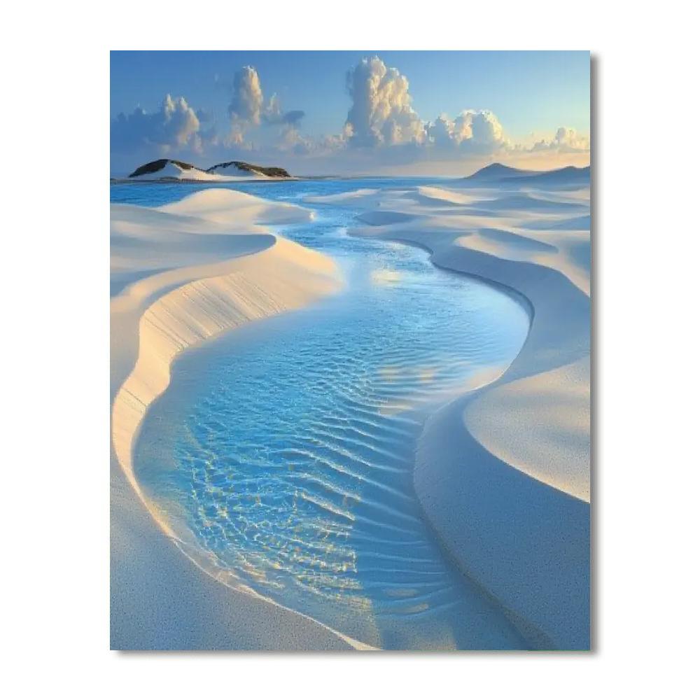 Lençóis Maranhenses National Park - Maranhão, Brazil DIY Paint By Numbers