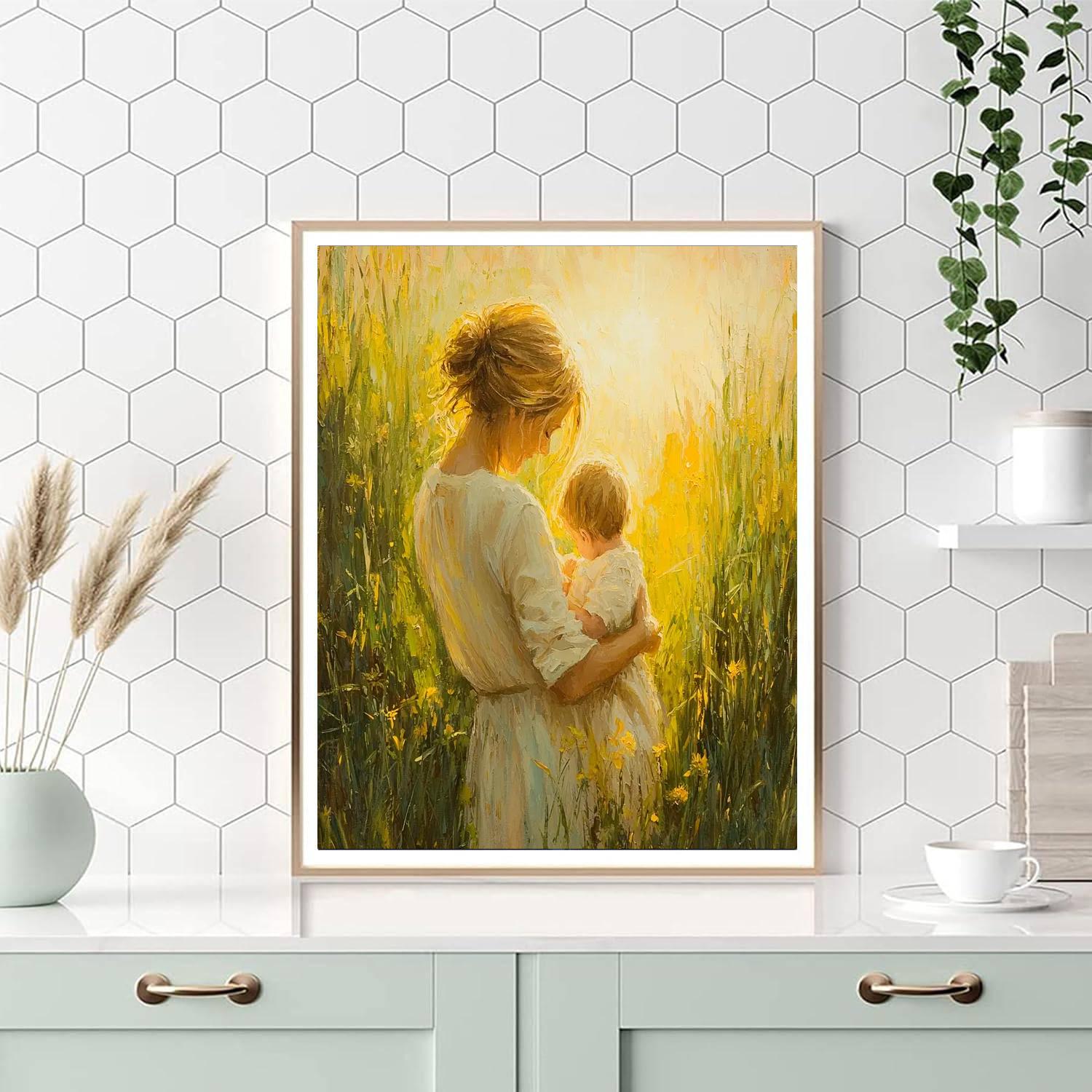 Radiant Motherhood Painting By Numbers Kit