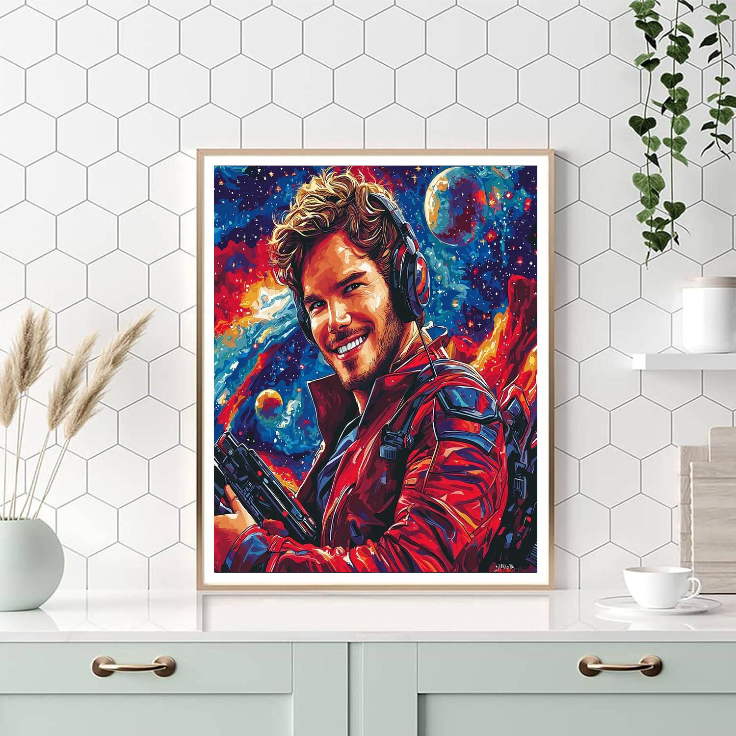 Chris Pratt: The Charisma Of A Star-lord Painting Number Kit