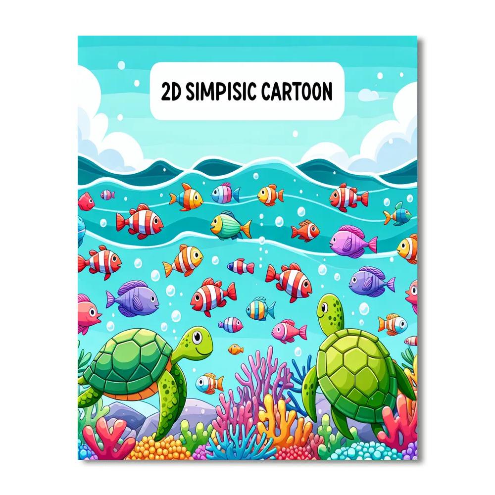 Aquatic Ocean Discovery Numbered Painting Kits