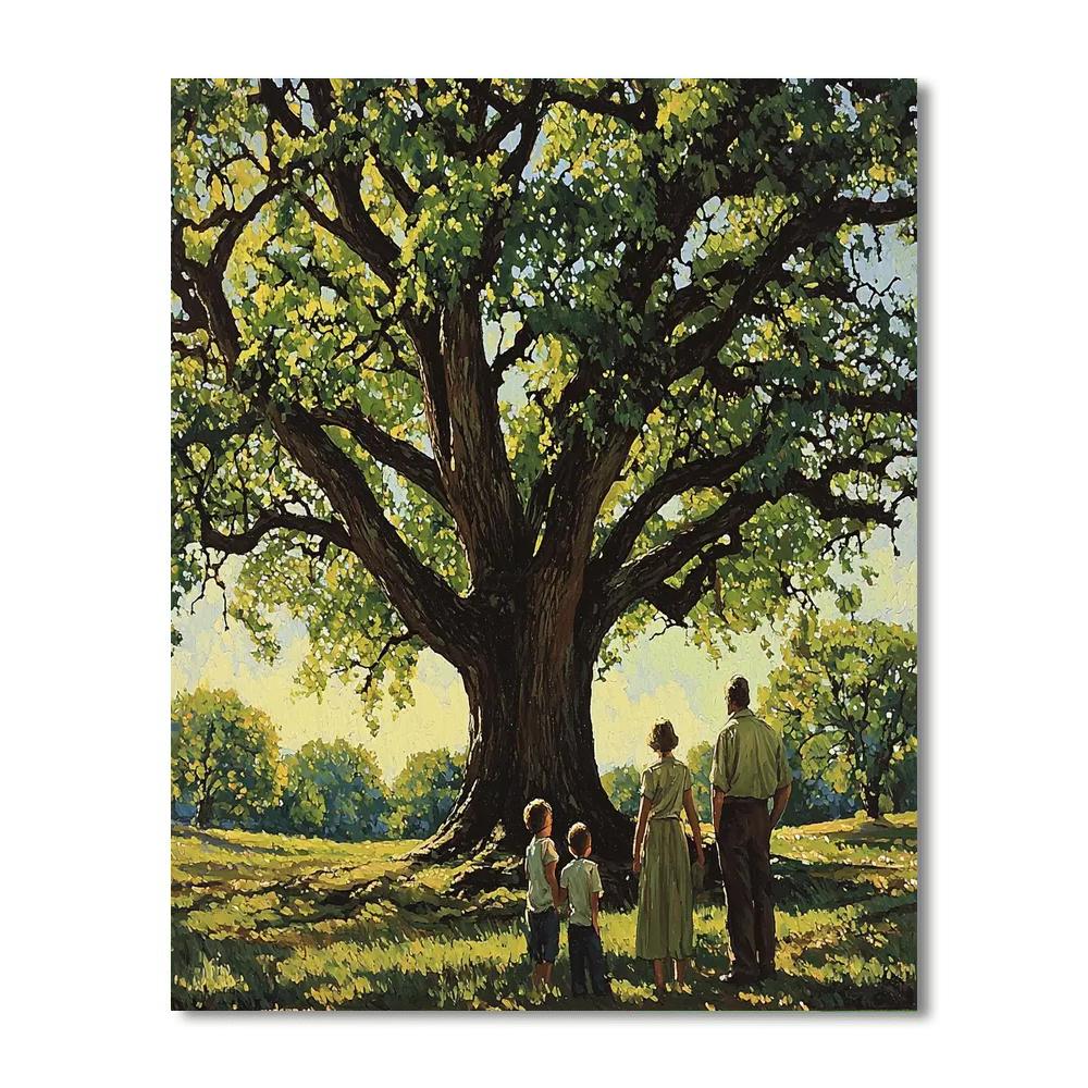 Beneath The Family Tree Paint By Numbers