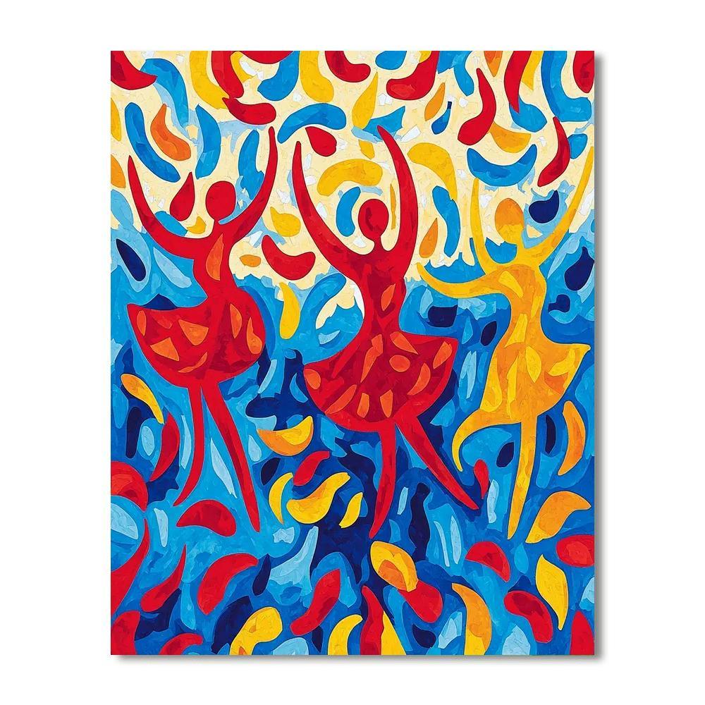 Henri Matisse Inspired Dancing Dreams  DIY Paint By Numbers