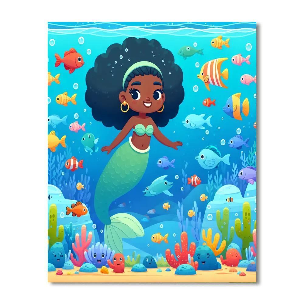 Fantasy Sea Quest Paint By Numbers Art
