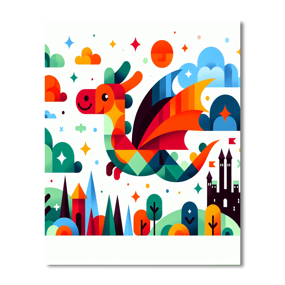 Dragon Dreams Delight DIY Paint By Numbers