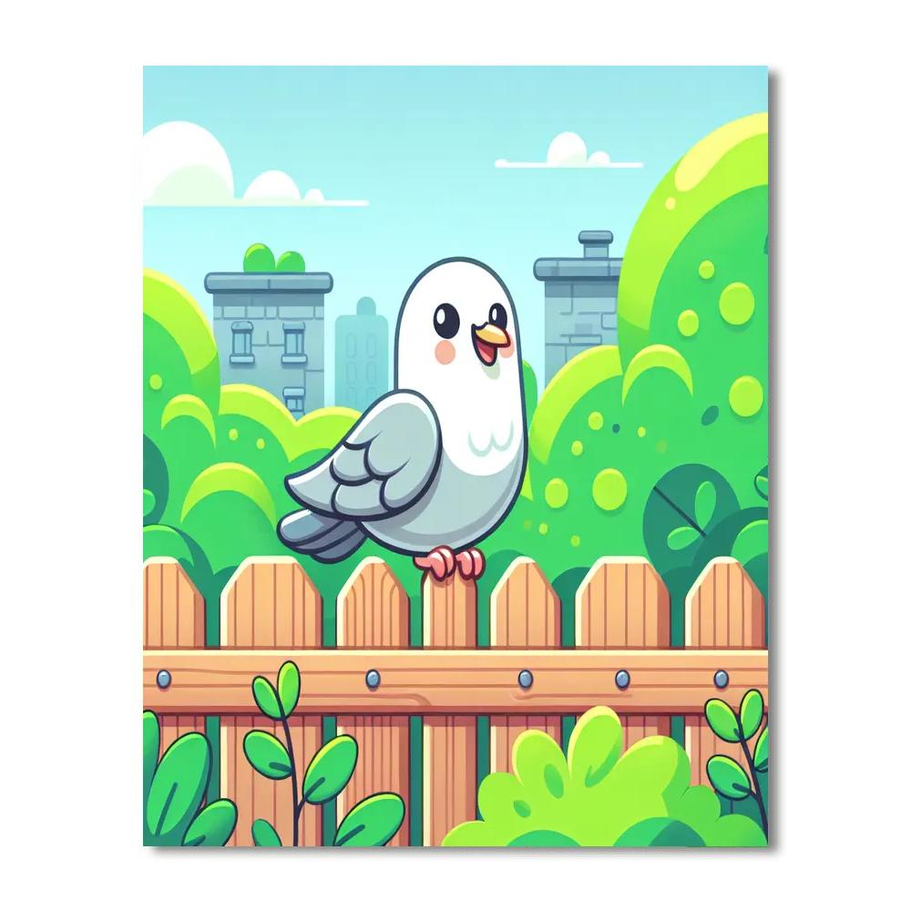 Jolly Pigeon Paint By Color