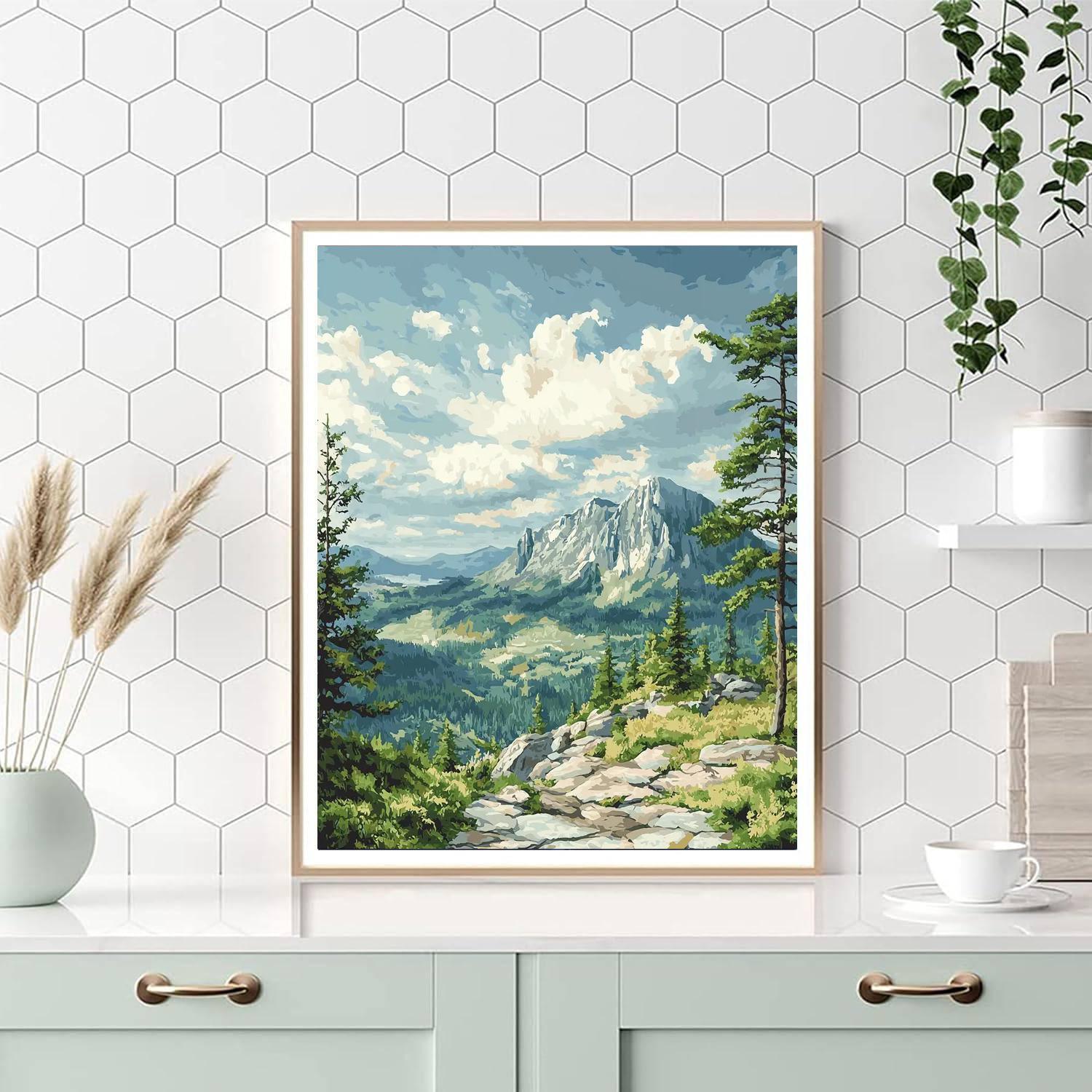 Thomas Cole Inspired Majestic Horizons  Paint By Numbers