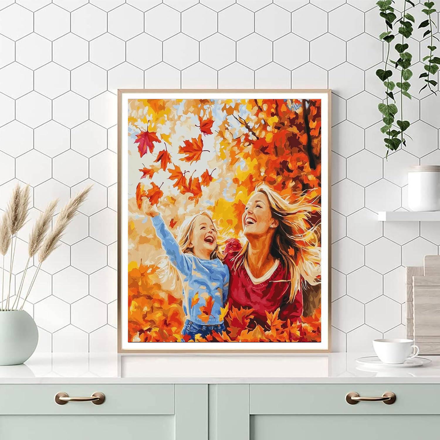 Dancing In The Autumn Leaves Paint By Number