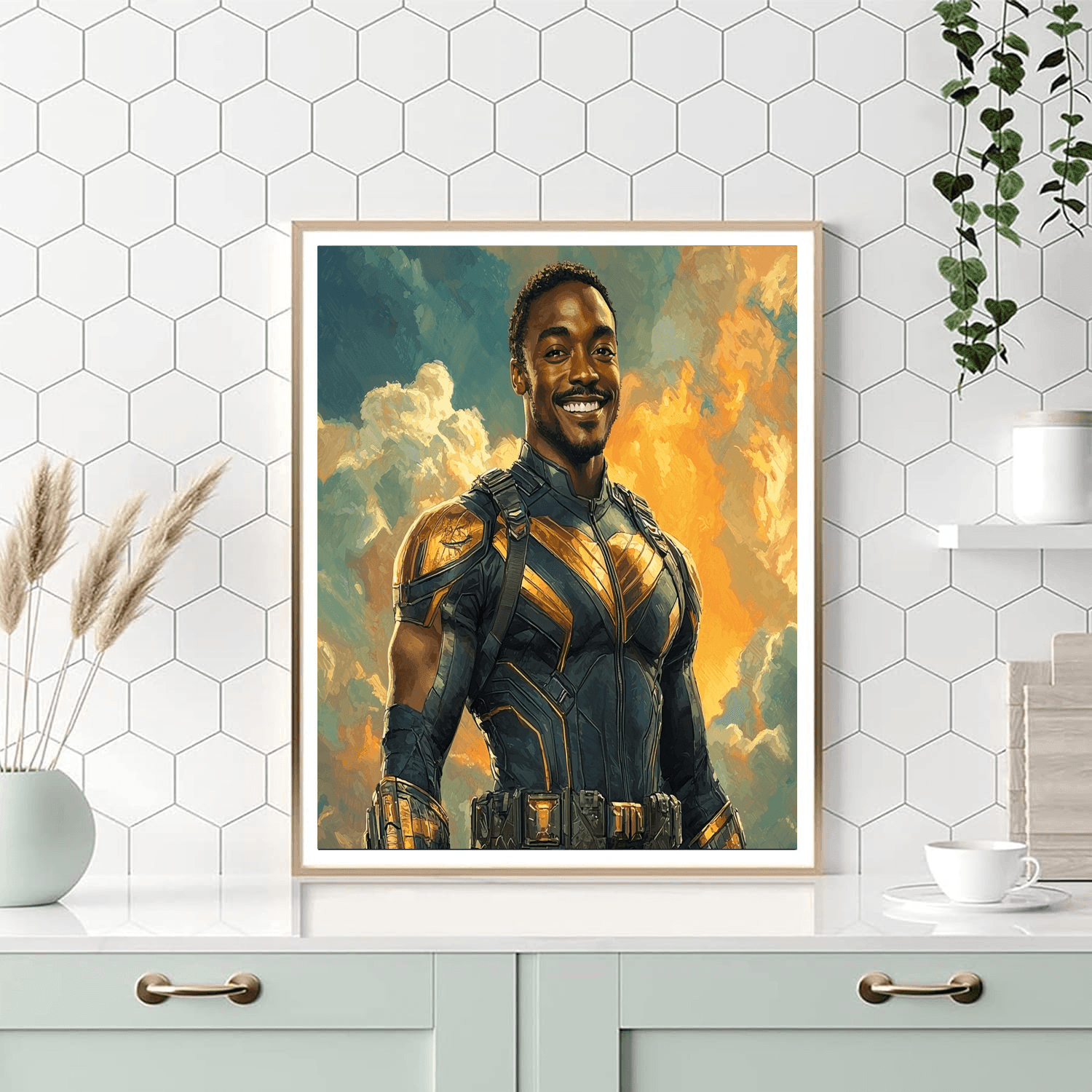 Anthony Mackie: Soaring High As The Falcon Paint By Numbers