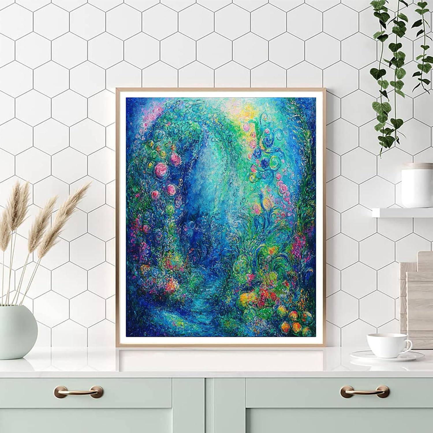 Marc Chagall Inspired Fabled Waters  DIY Paint By Numbers