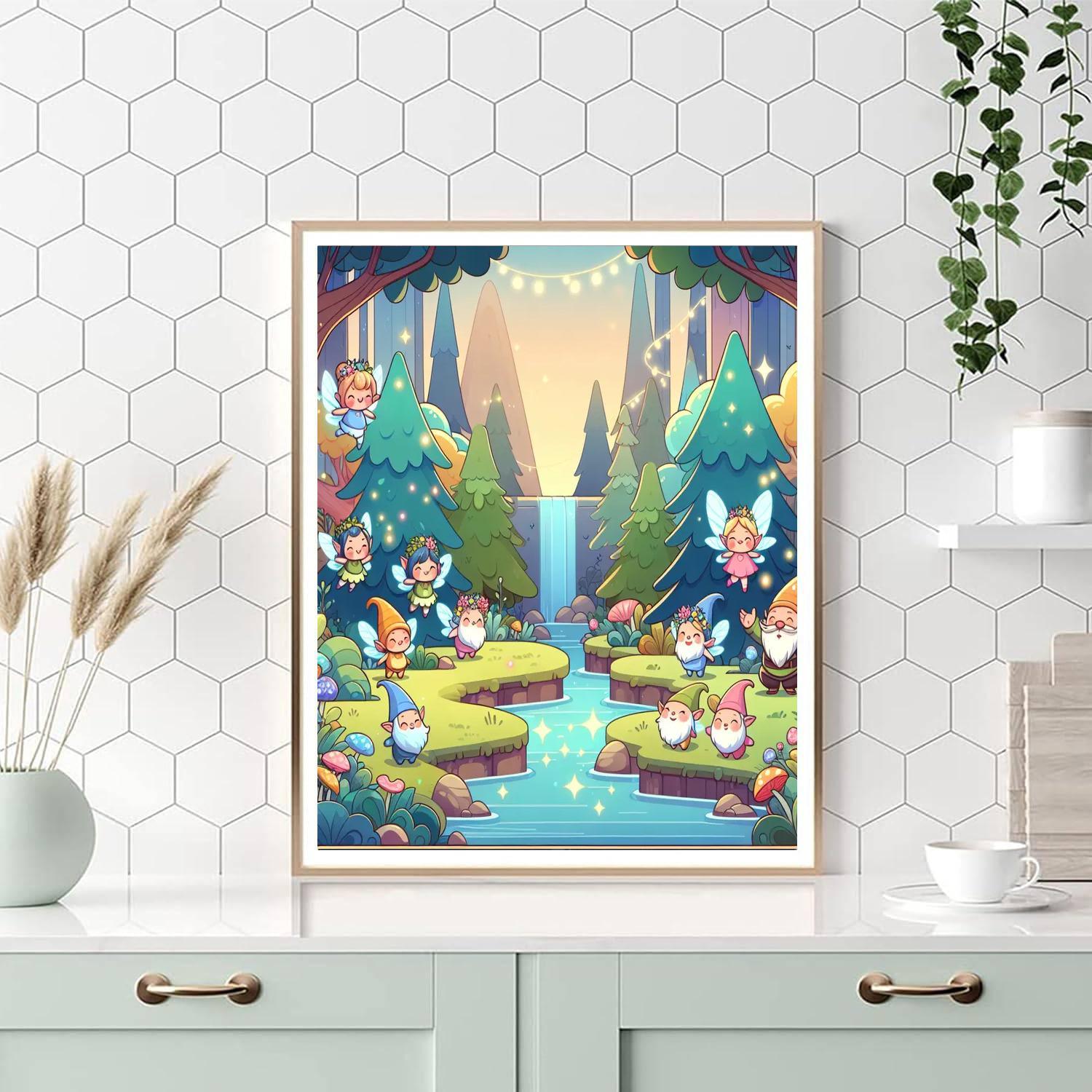 Mystic Fairy Tale Forest Numbered Painting Kits