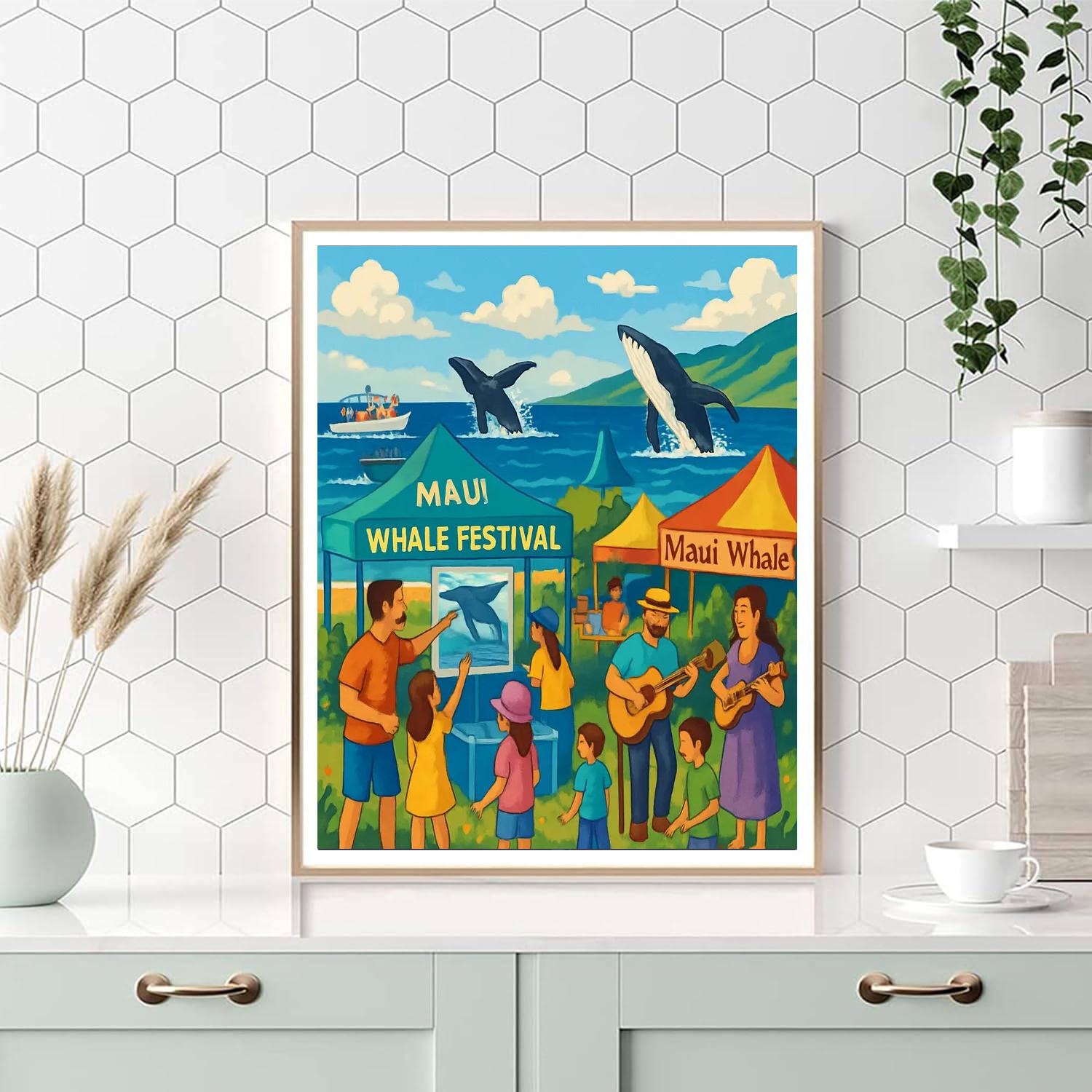 Maui Whale Festival - Usa Paint By Number