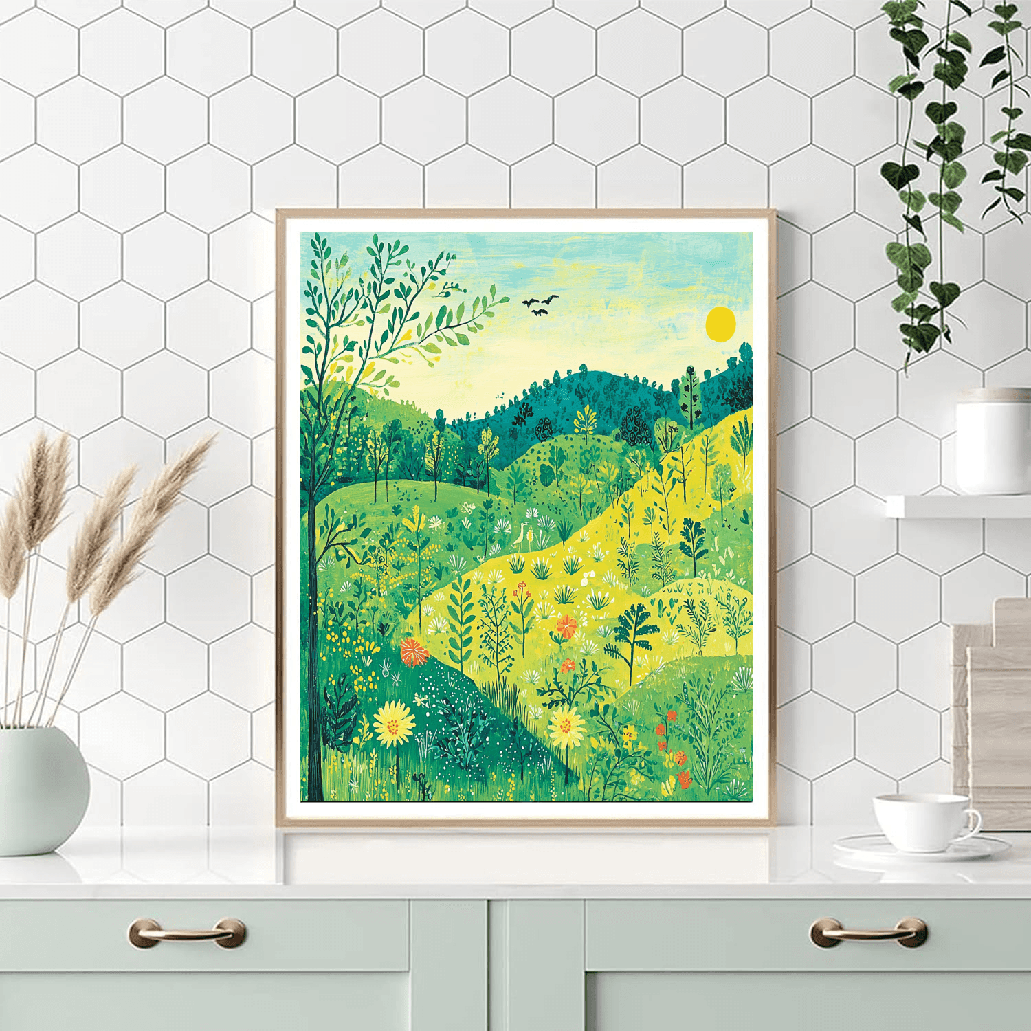 Henri Rousseau Inspired Breezy Landscapes  Paint By Numbers Art