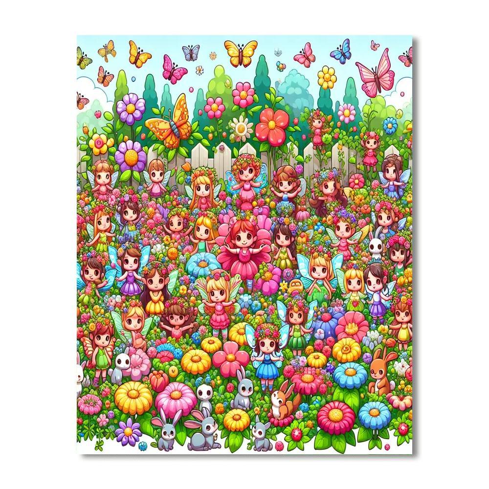 Enchanted Gardens Paint By Number