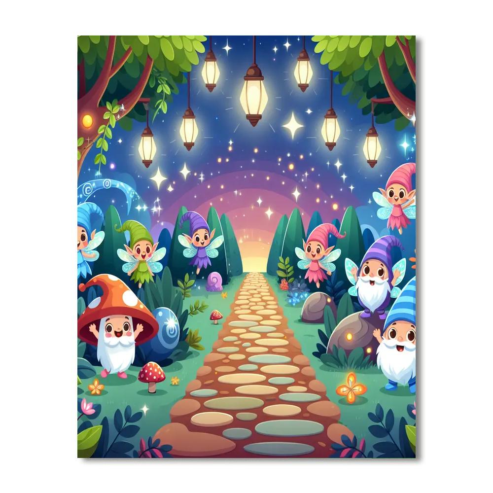 Enchanted Esplanade Paint By Numbers Art