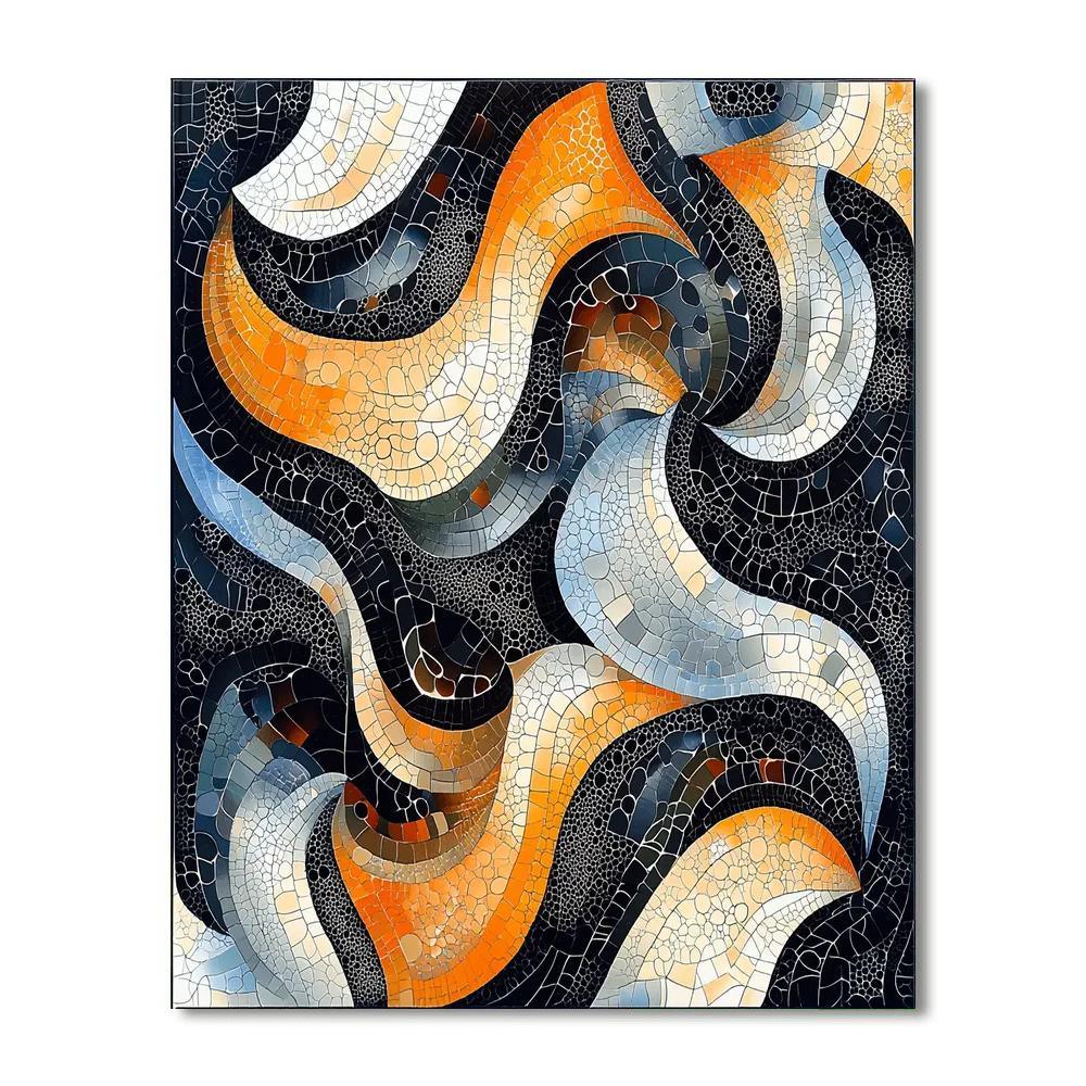 M.C. Escher Inspired Symphony Of Tessellations  Painting Number Kit