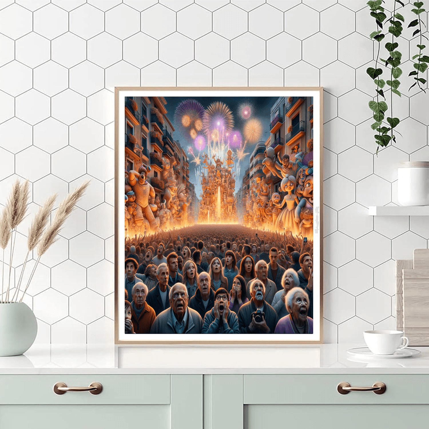 Fallas De Valencia - Valencia Paint By Number