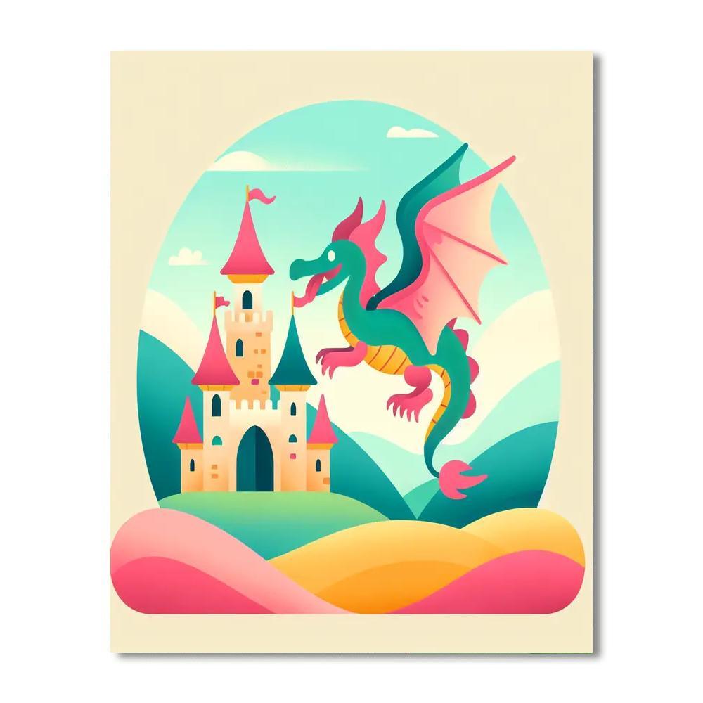 Fairytale Dragon Dreams Paint By Number