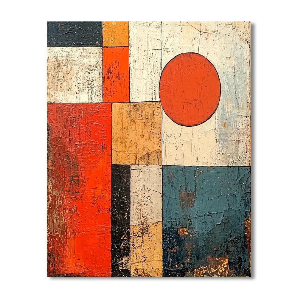 Paul Klee Inspired Textural Dreams  Paint By Number