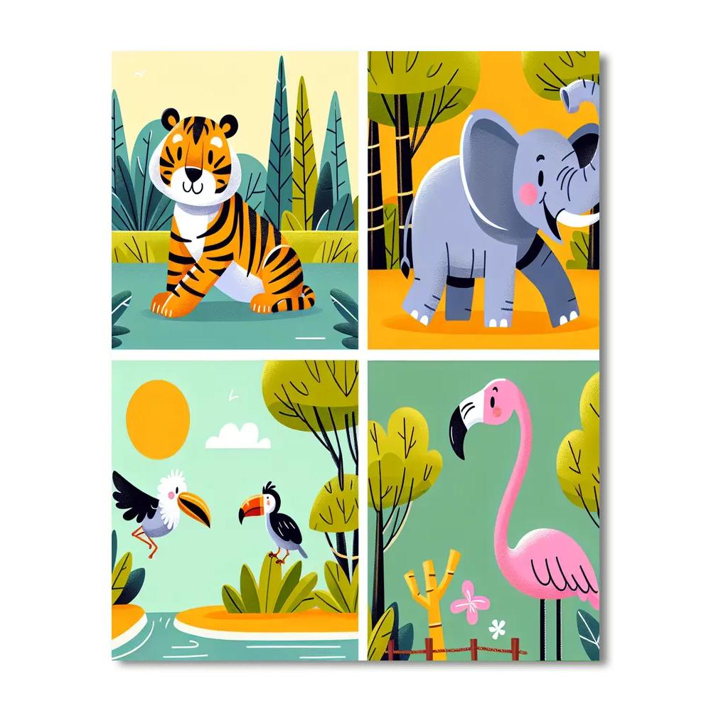 Zoo Adventure Journey Paint By Numbers Kits