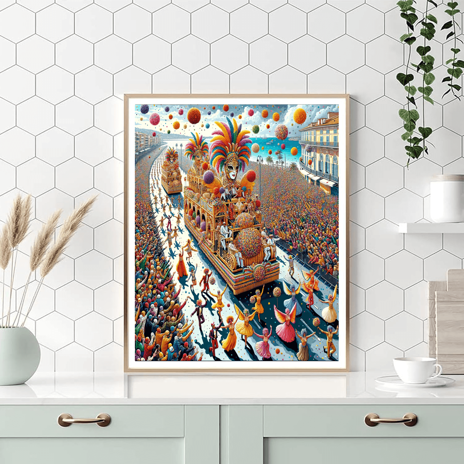 Mardi Gras - Nice, France Paint By Color