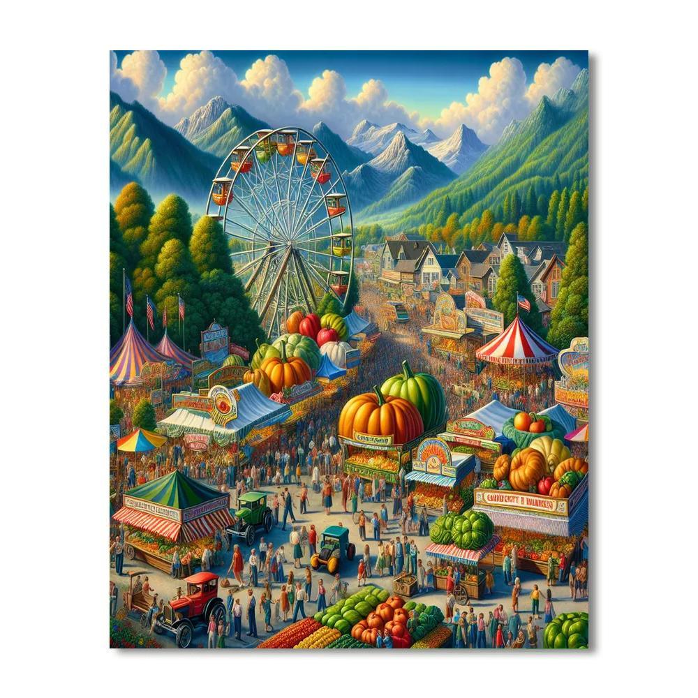 Alaska State Fair - Palmer Number Painting