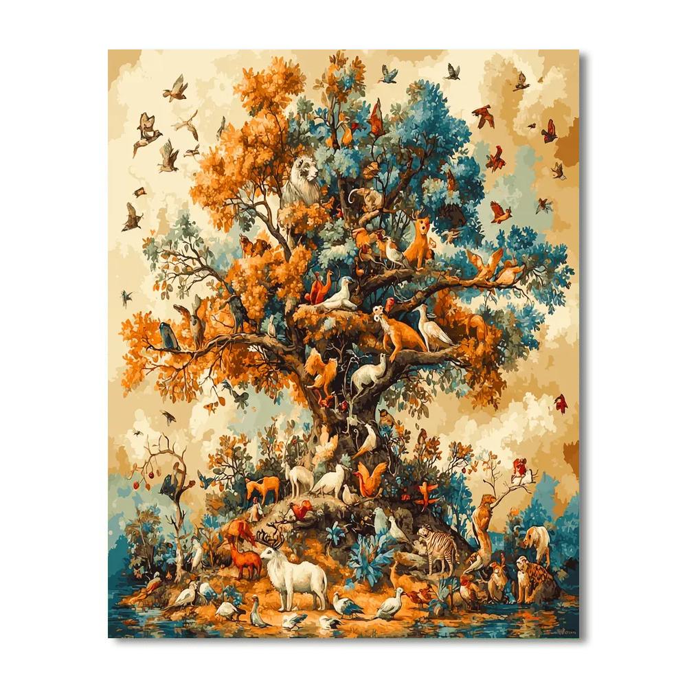 Hieronymus Bosch Inspired Wild Wonder  Paint By Number