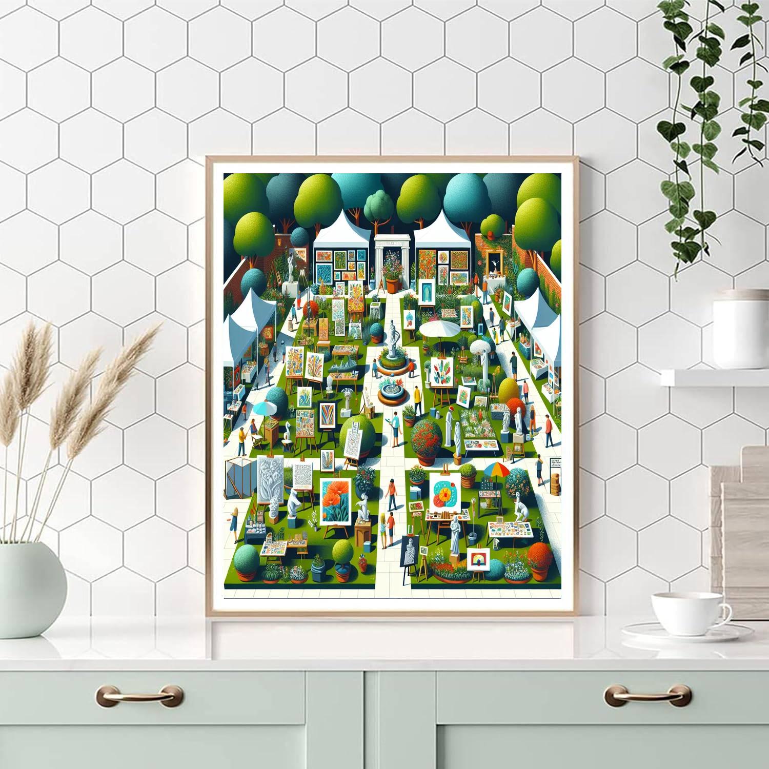 Creative Garden Art Festival Painting Number Kit